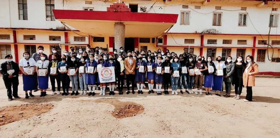 Wokha District Administration and DLCW-MSK organised Beti Bachao Beti Padhao week at Deputy Commissioners Conference Hall, Wokha on January 23. The programme was attended by adolescent girls and Bharat Guides. Thungbeni Kikon, Case Worker, One Stop Centre-Sakhi dwelled on the topic POSCO Act while EAC (P) Vitolu Chishi spoke on the importance of girl child and on the significance of National Girl child week, where he stated that the day aims at promoting awareness about the rights of girl child and to provide opportunities and support to a girl child. (DIPR Photo)